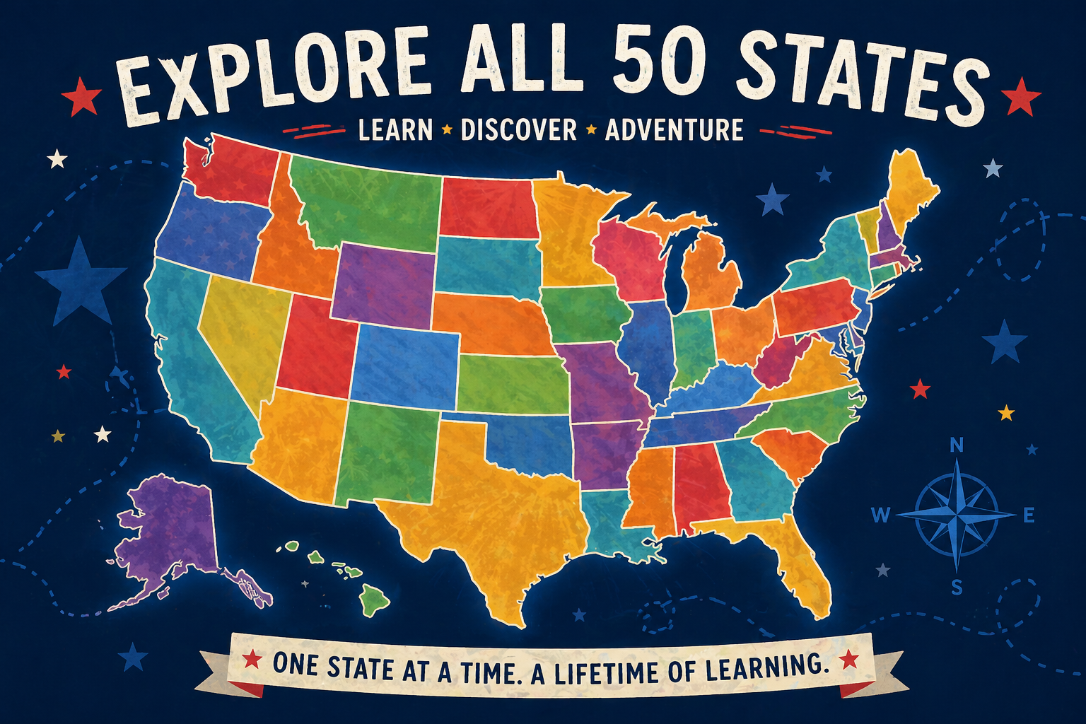 TravelingSarff's image of 50 states for kids books