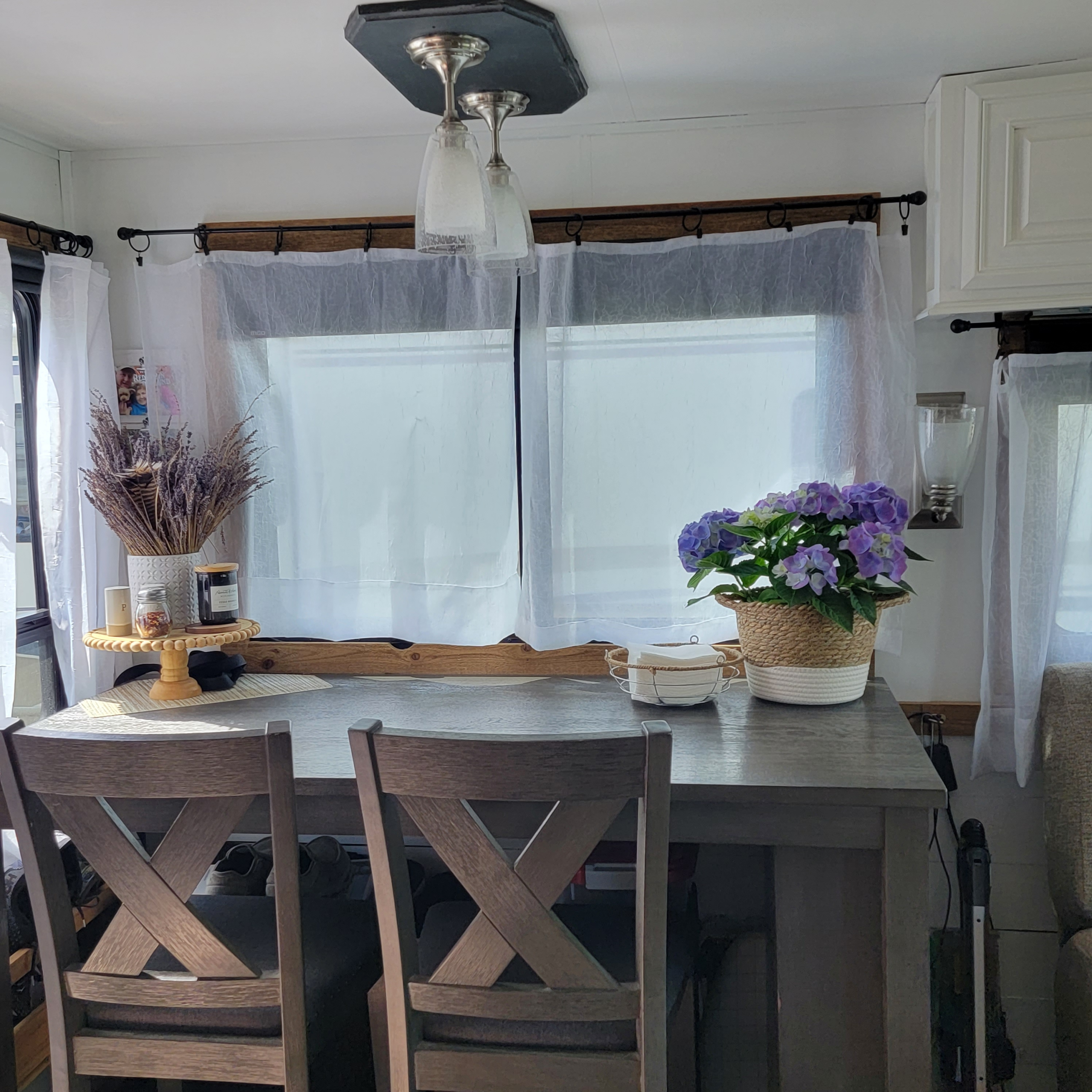 Homer the RV kitchen table update