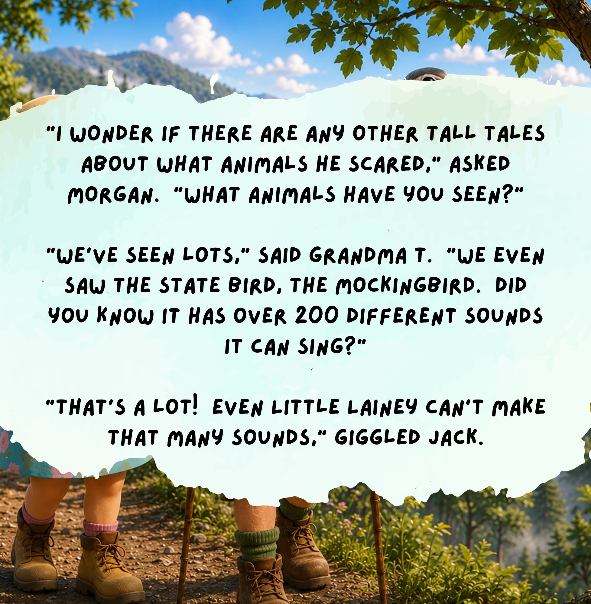Description of Tennessee hikes and animals around