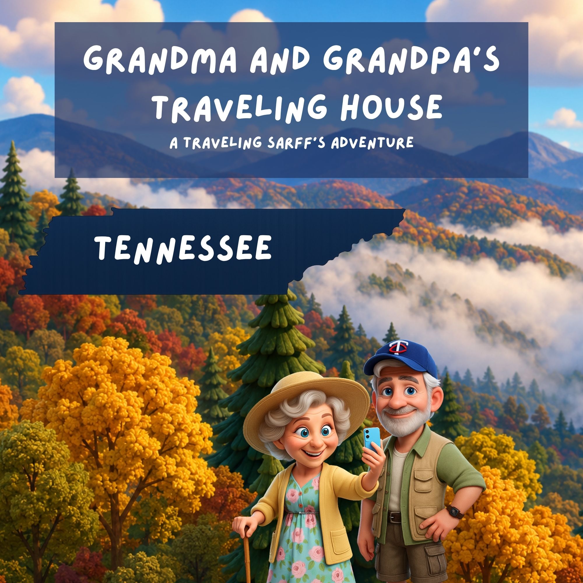 Grandma and Grandpa's Traveling House in Tennessee book cover - full size image