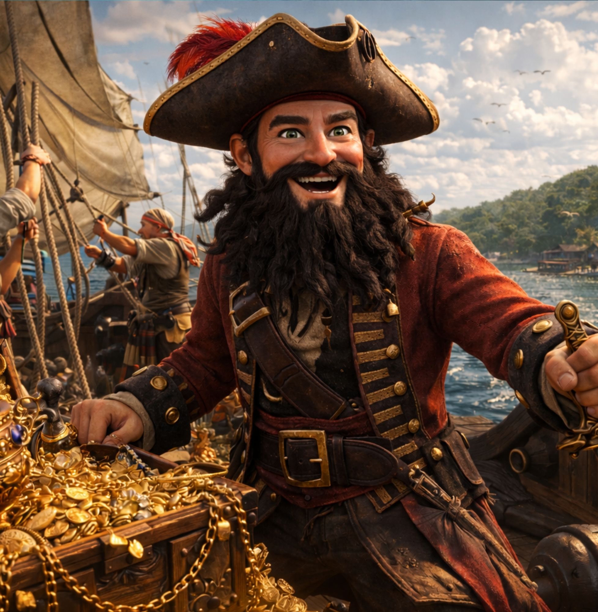 Blackbeard the pirate in North Carolina