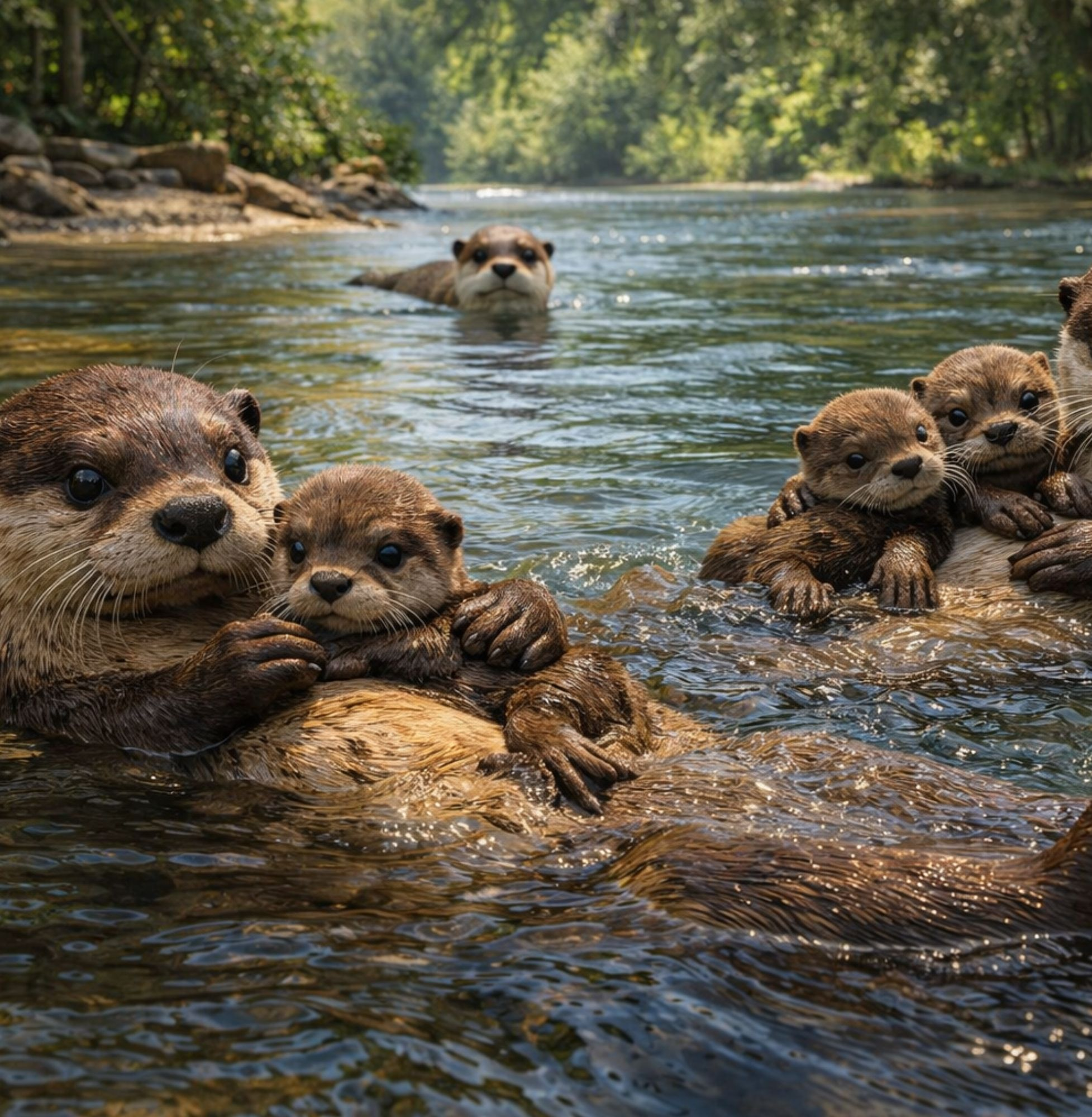 South Carolina baby otters