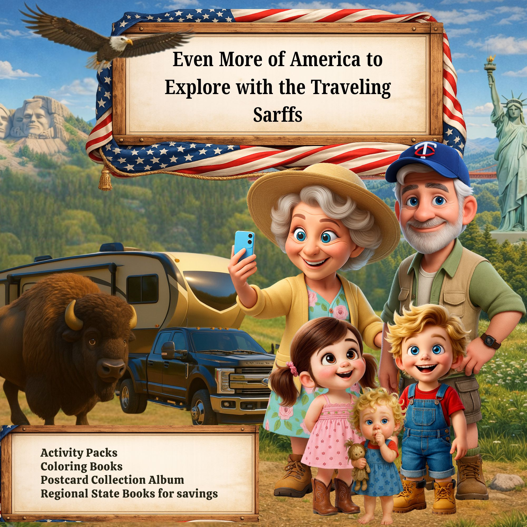 More to Explore webpage graphic for TravelingSarffs