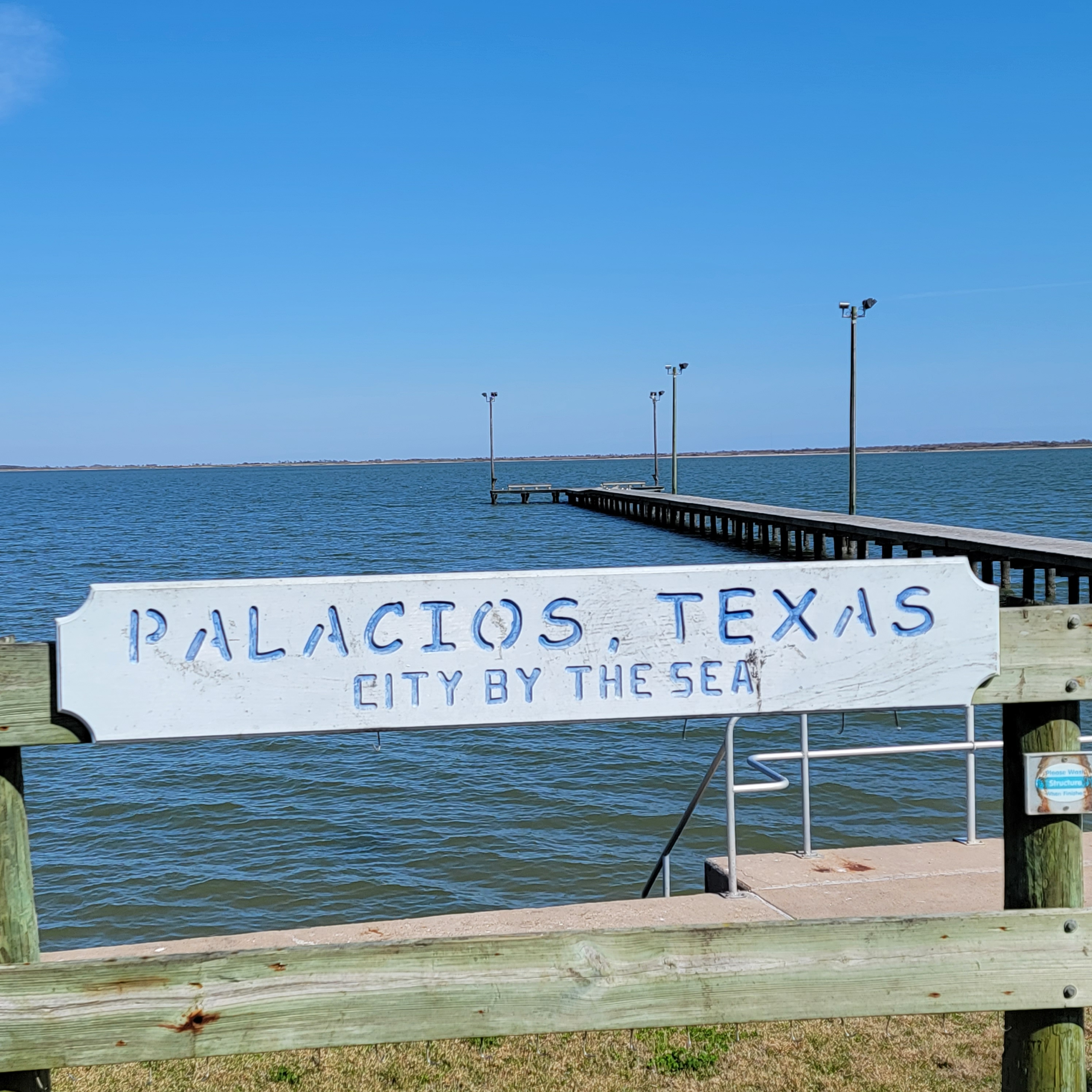 Small town Palacios, Texas.